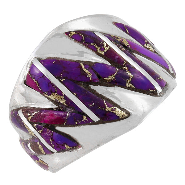 Purple Turquoise Ring Sterling Silver R2620-C07