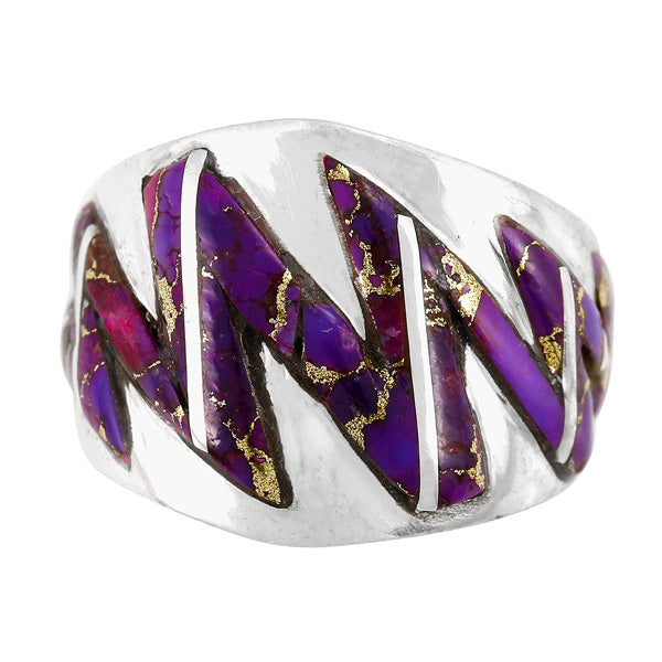 Purple Turquoise Ring Sterling Silver R2620-C07