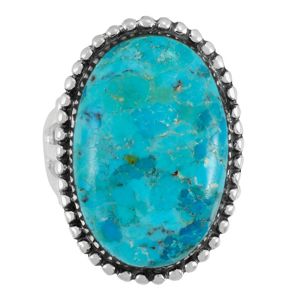 Turquoise Ring Sterling Silver R2624-C75