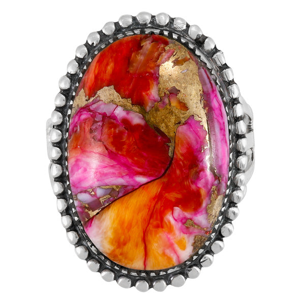 Plum Spiny Ring Sterling Silver R2624-C92