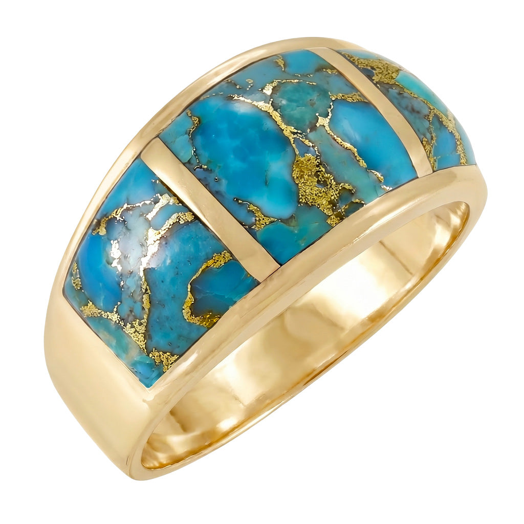 Matrix Turquoise Ring GoldCopper™ R2629-GB-C84