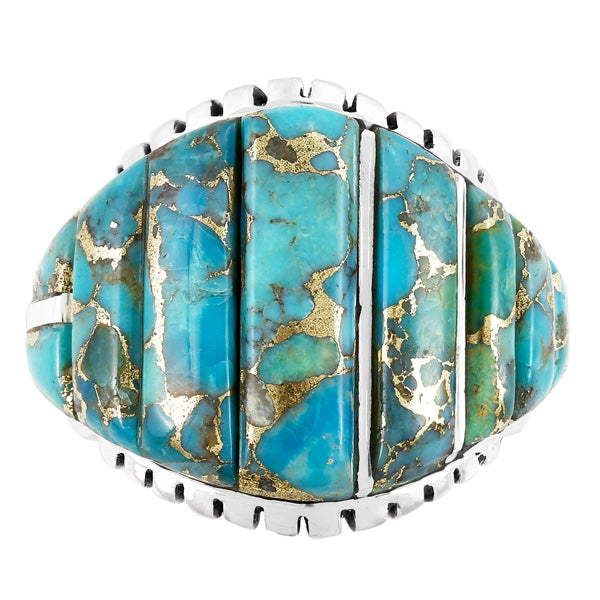 Matrix Turquoise Ring Sterling Silver R2630-SM-C84