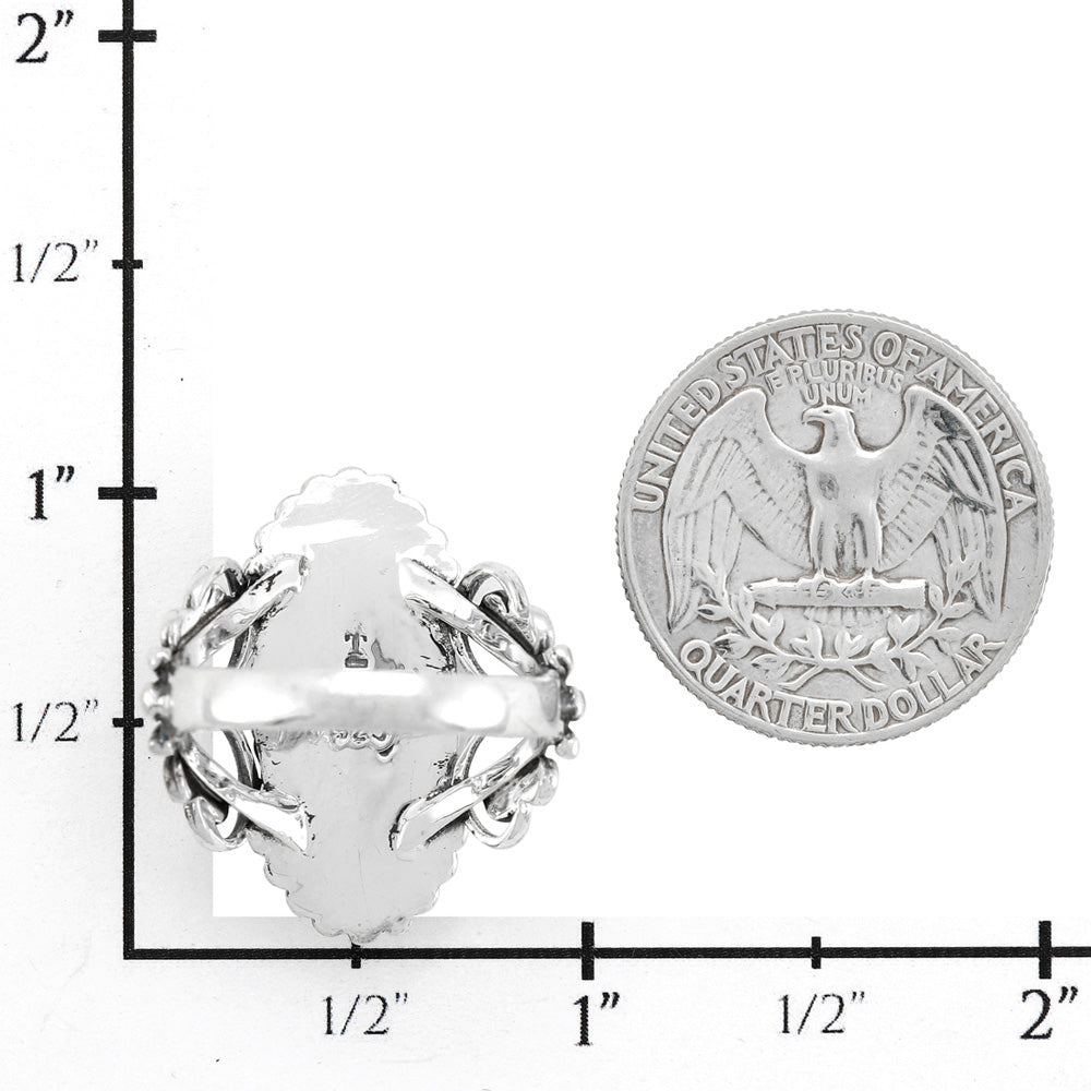 Turquoise Ring Sterling Silver R2652-C75