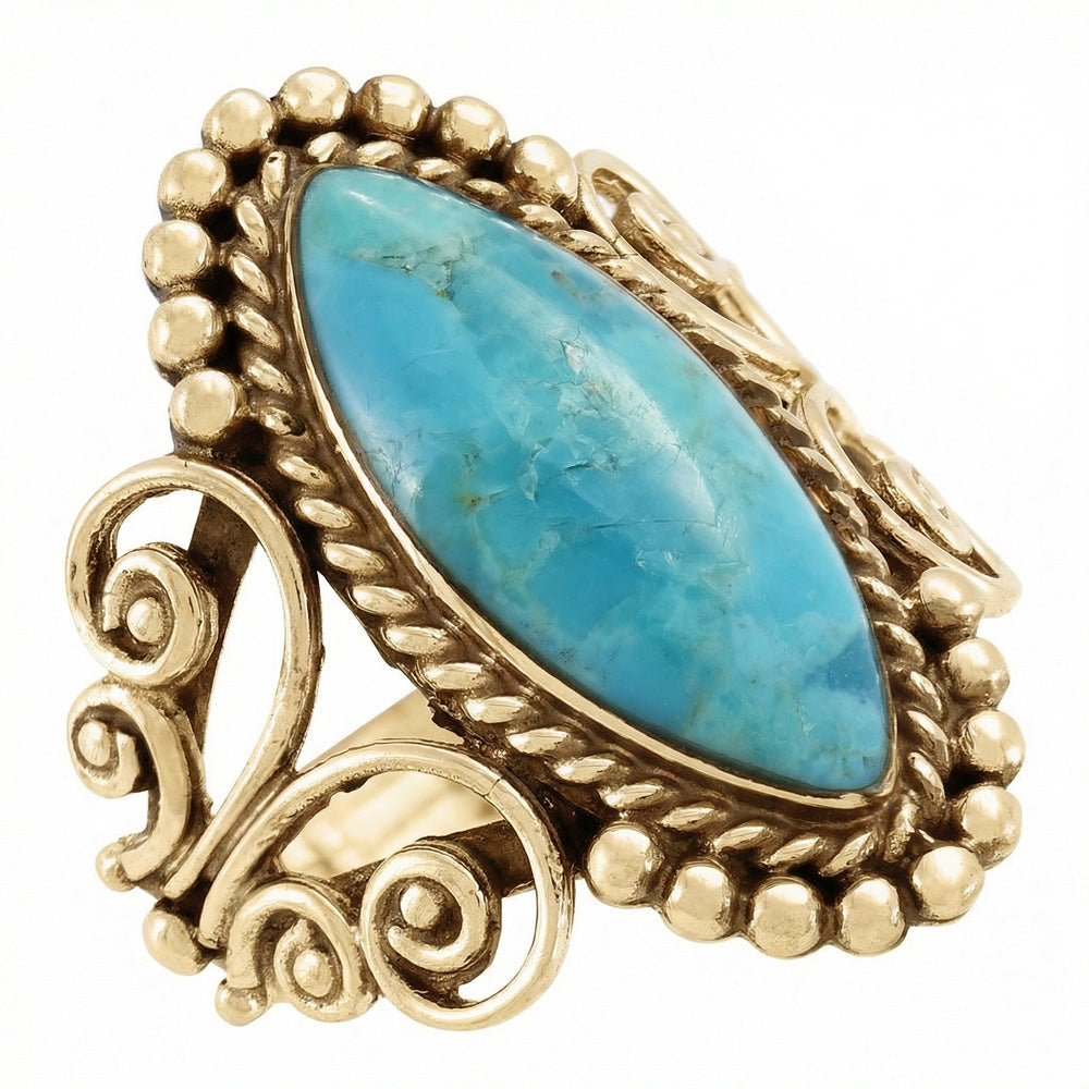 Turquoise Ring GoldCopper™ R2652-GB-C75