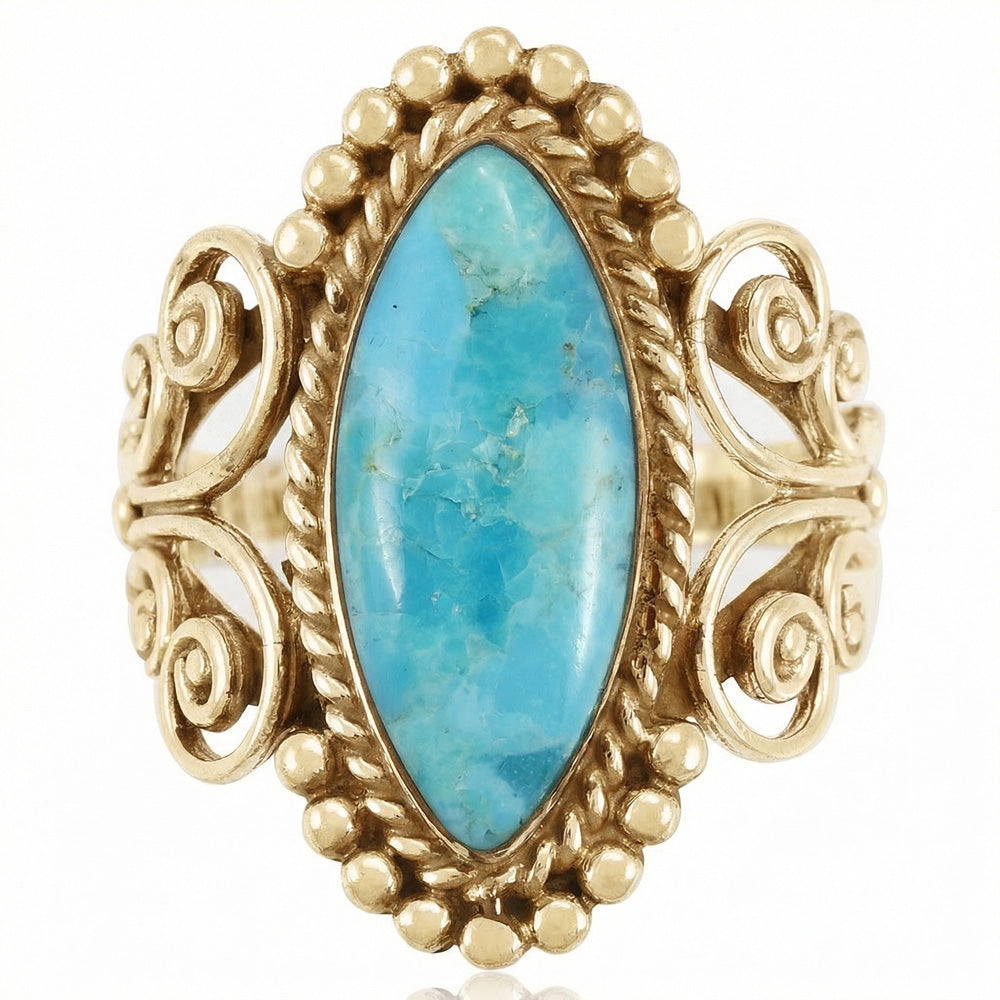 Turquoise Ring GoldCopper™ R2652-GB-C75