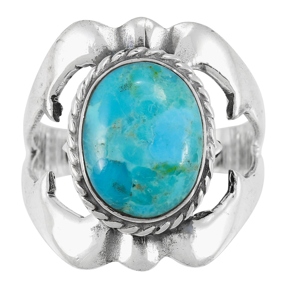 Turquoise Ring Sterling Silver R2653-C75