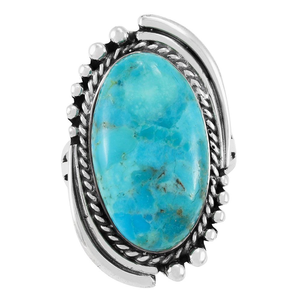 Turquoise Ring Sterling Silver R2660-C75