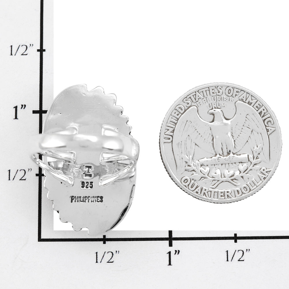 Turquoise Ring Sterling Silver R2660-C75