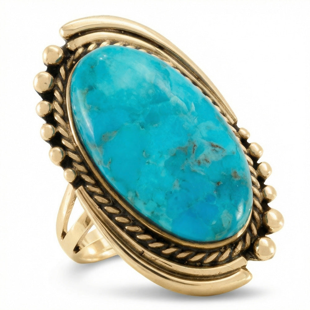 Turquoise Ring GoldCopper™ R2660-GB-C75