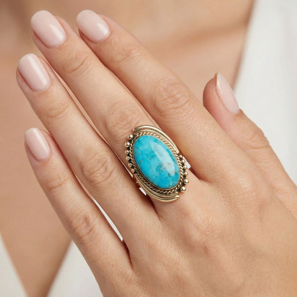 Turquoise Ring GoldCopper™ R2660-GB-C75