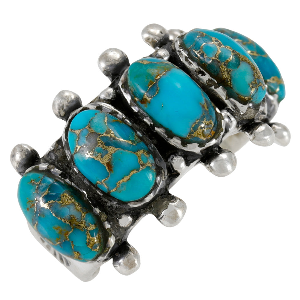 Matrix Turquoise Ring Sterling Silver R2672-C84