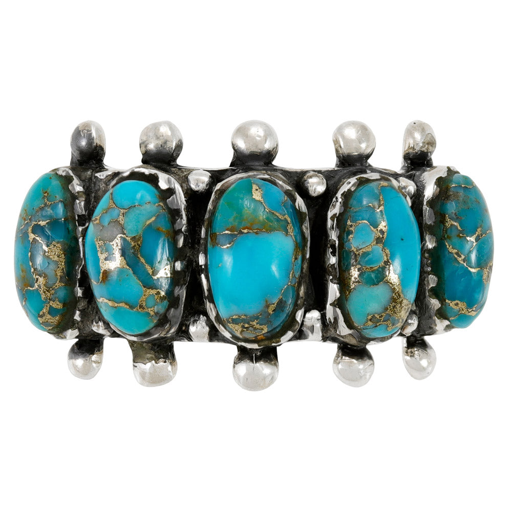 Matrix Turquoise Ring Sterling Silver R2672-C84