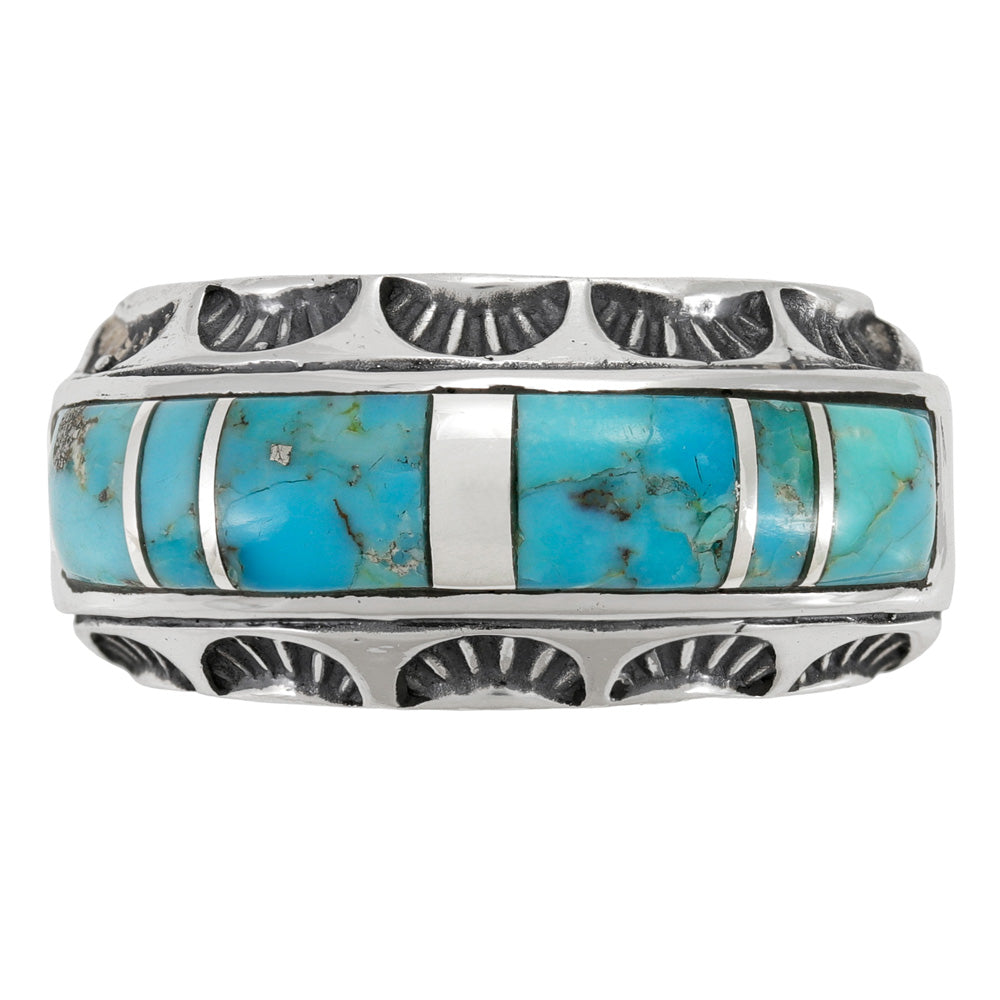 FINAL CLEARANCE - Turquoise Ring SilveryCopper™ R2675-SB-C05