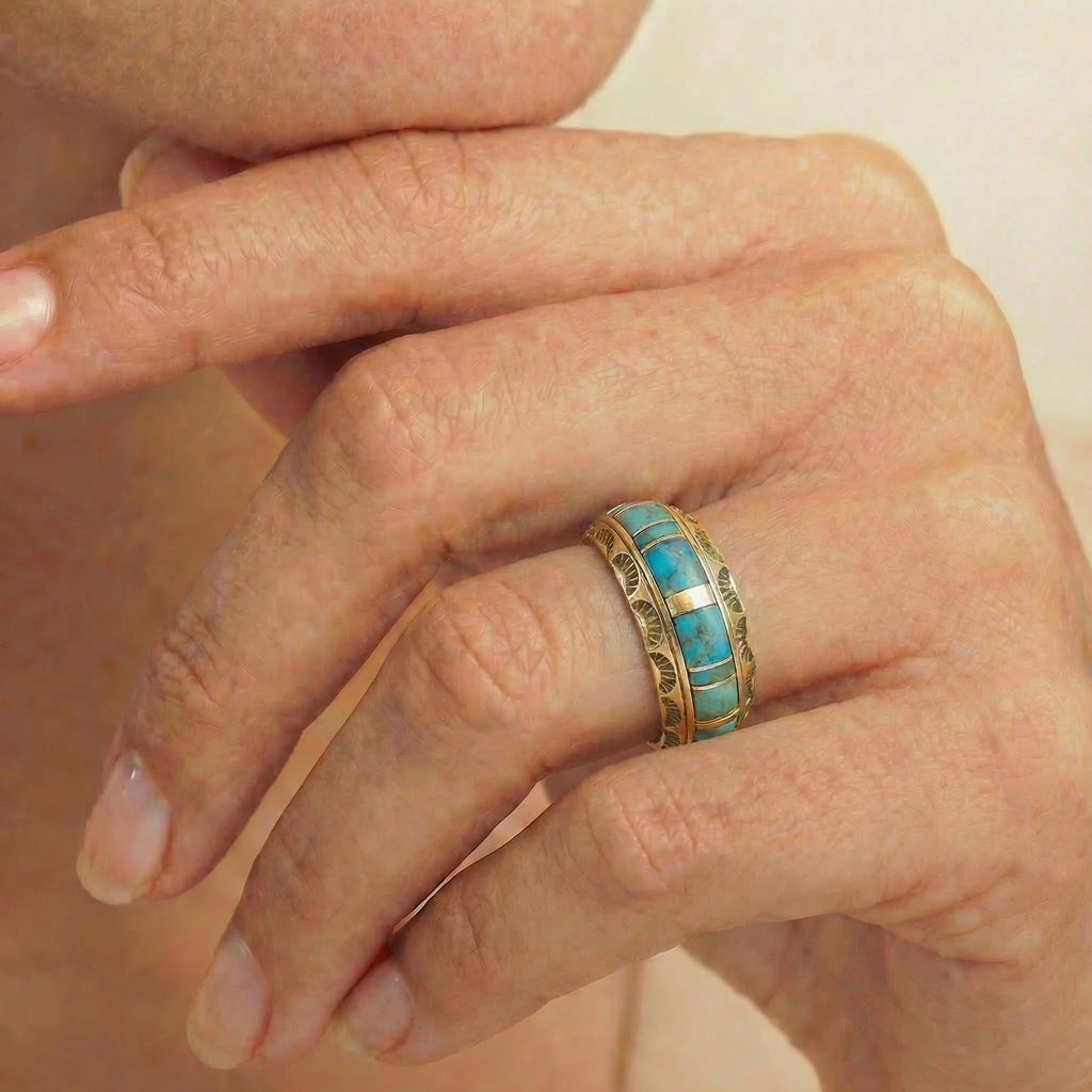 Turquoise Ring GoldCopper™ R2675-GB-C05