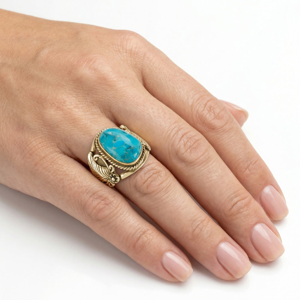 Turquoise Ring GoldCopper™ R2677-GB-C75
