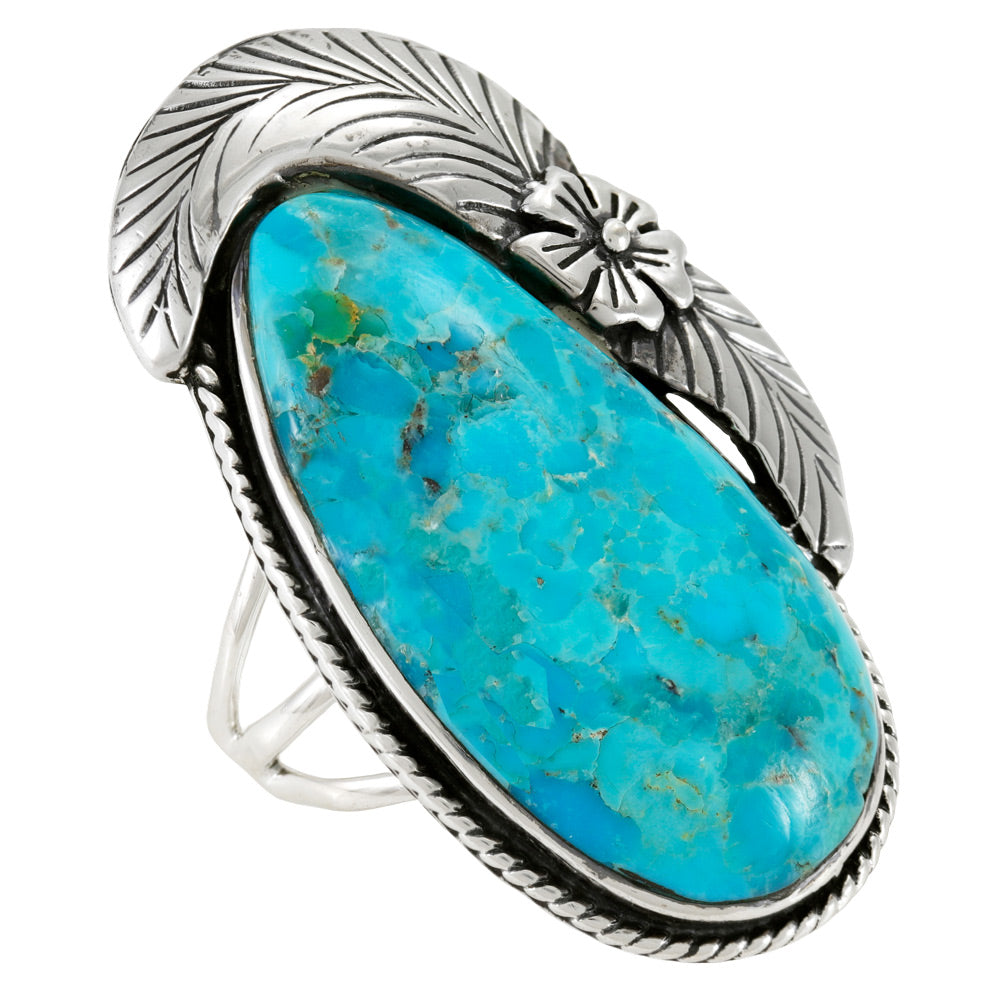 Turquoise Ring Sterling Silver R2680-C75