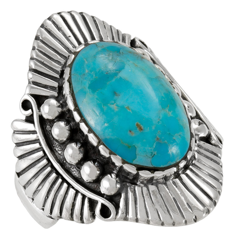 Turquoise Ring Sterling Silver R2684-C75
