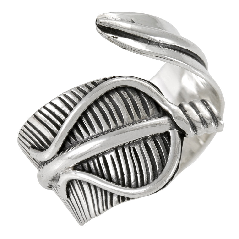 Feather Ring Sterling Silver R2685