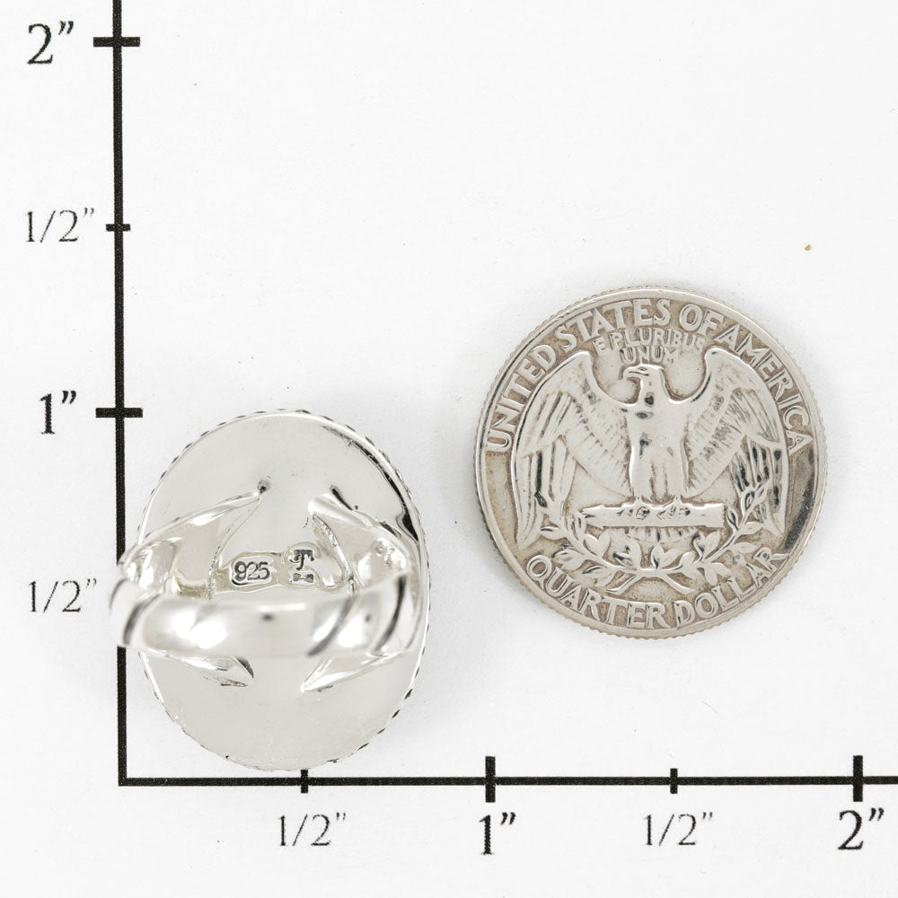 Turquoise Ring Sterling Silver R2687-C75