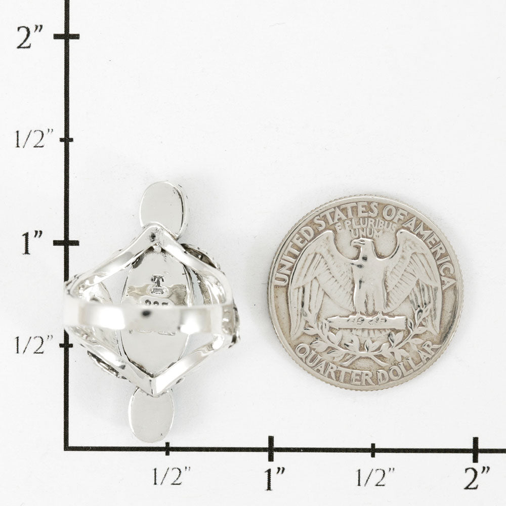 Turquoise Ring Sterling Silver R2690-C75