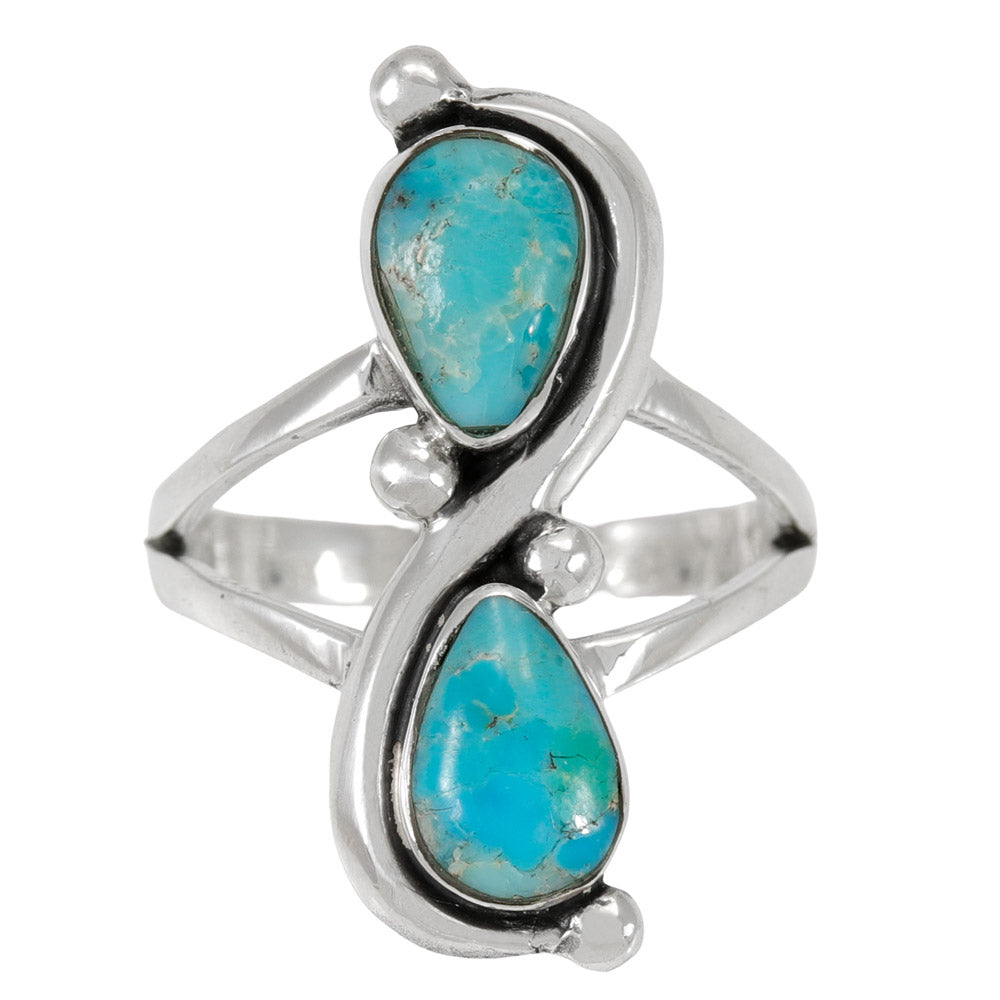 Turquoise Ring Sterling Silver R2692-C75