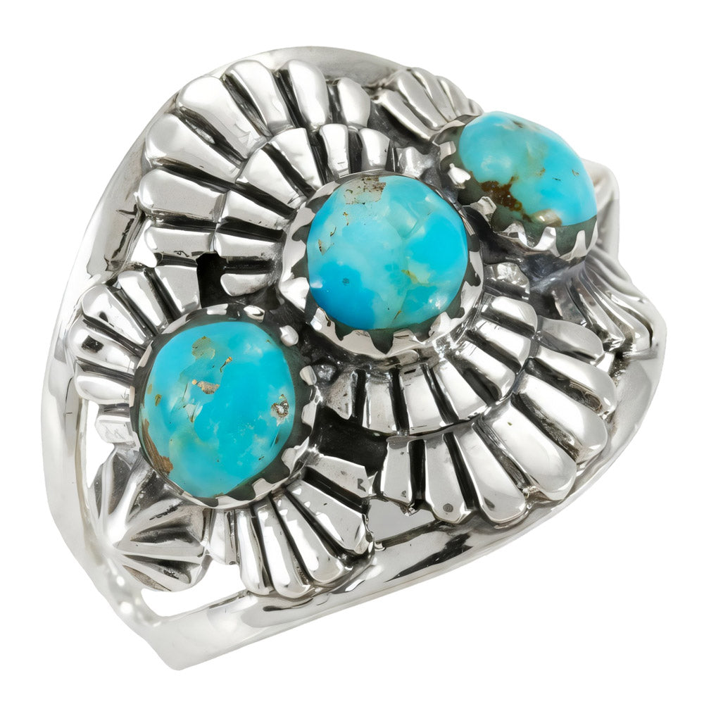 Turquoise Ring Sterling Silver R2693-C75