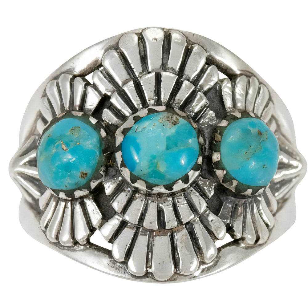 Turquoise Ring Sterling Silver R2693-C75