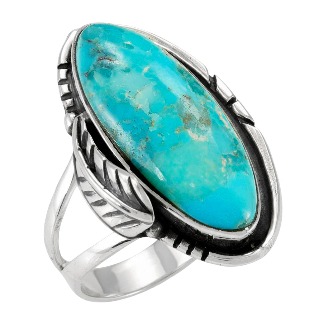 Turquoise Ring Sterling Silver R2694-C75