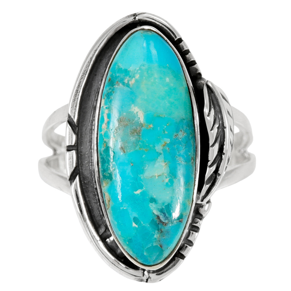 Turquoise Ring Sterling Silver R2694-C75