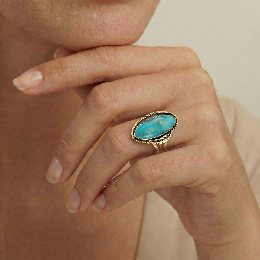 Turquoise Ring GoldCopper™ R2694-GB-C75