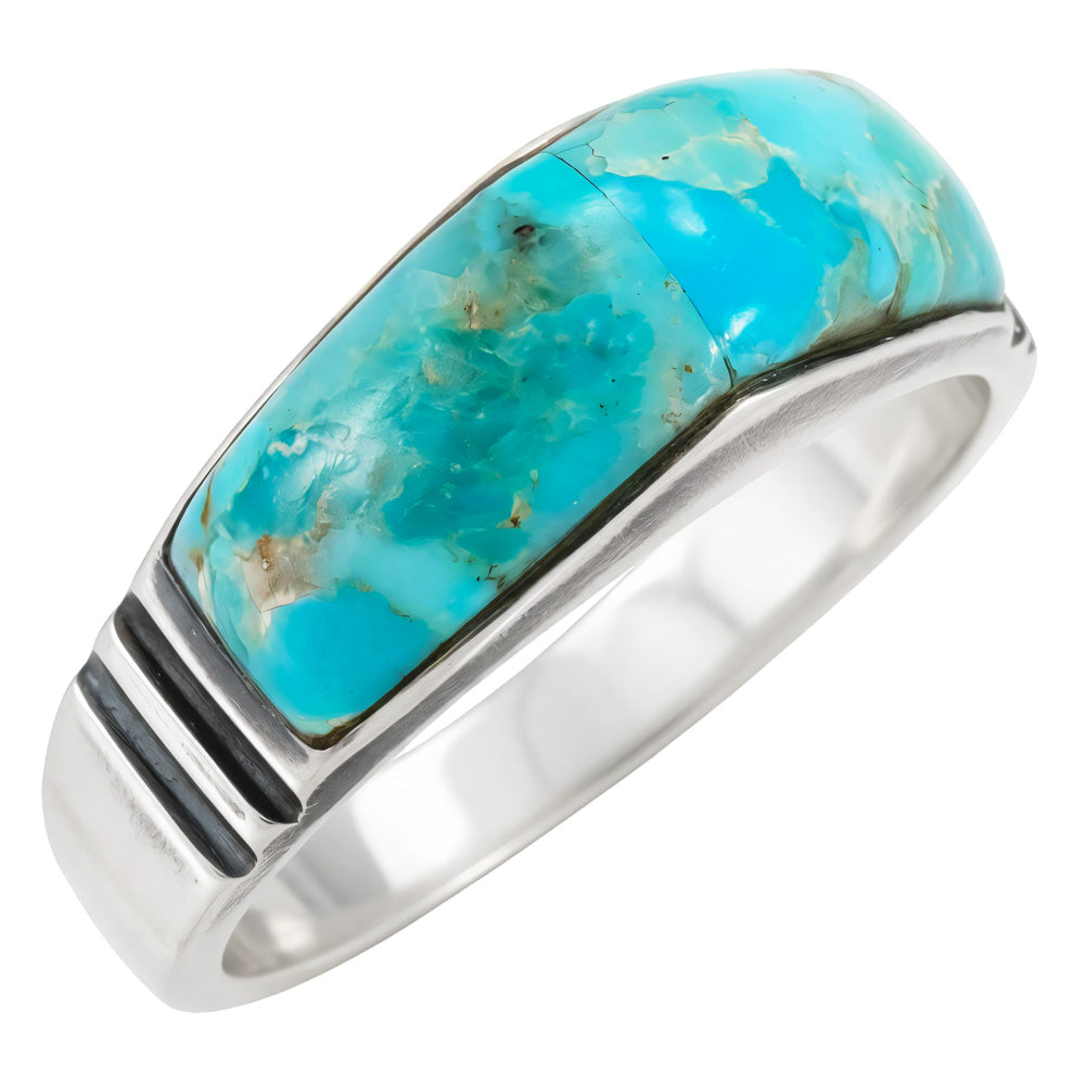 Turquoise Ring Sterling Silver R2695-C75