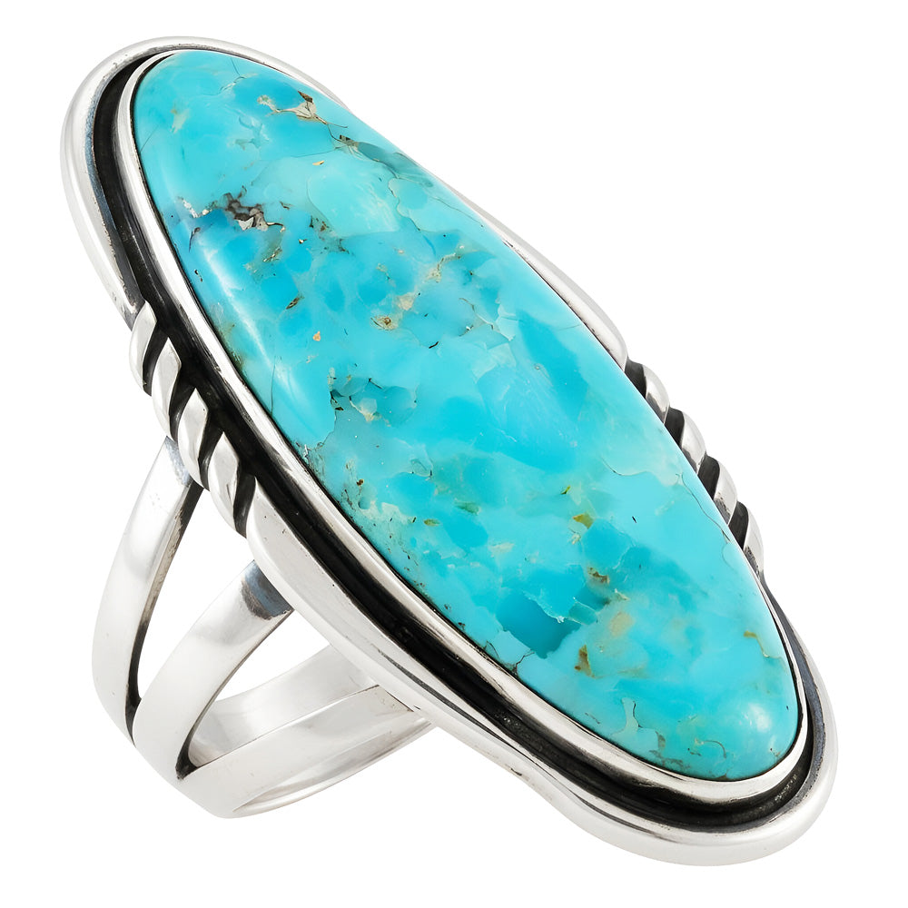 Turquoise Ring Sterling Silver R2696-C75