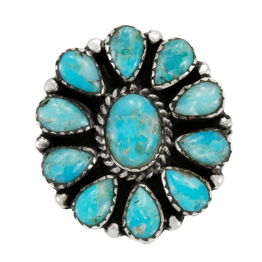 Turquoise Ring Sterling Silver R2697-C75