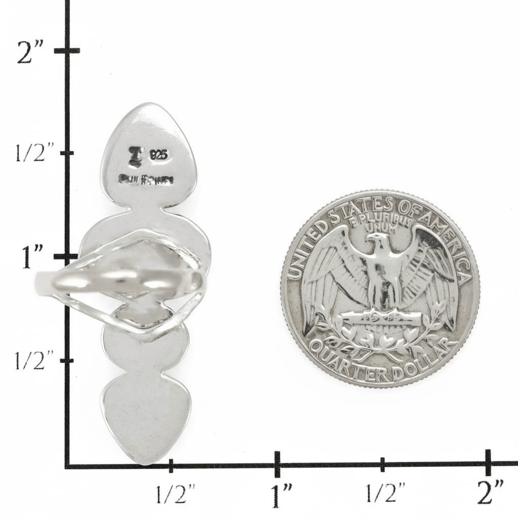 Turquoise Ring Sterling Silver R2698-C75