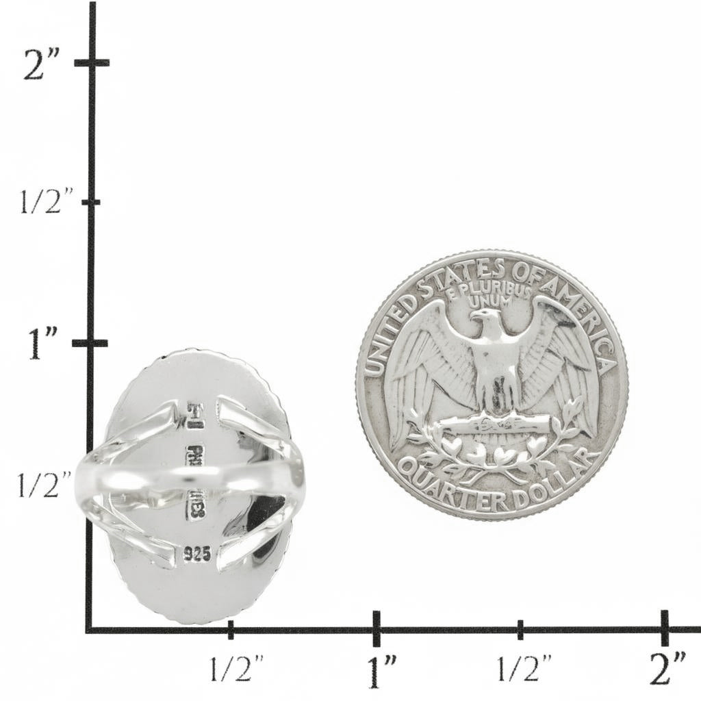 Turquoise Ring Sterling Silver R2699-C75