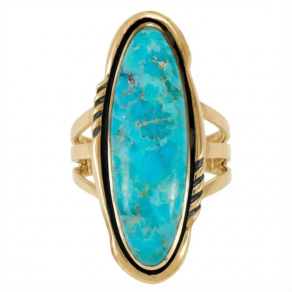 Turquoise Ring GoldCopper™ R2696-GB-C75